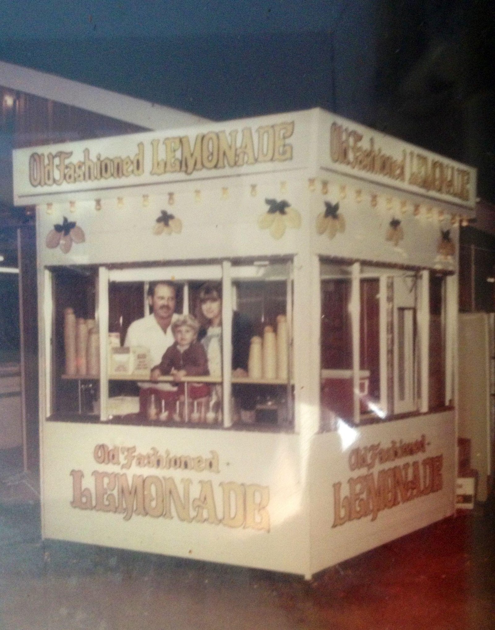 The Nagel family stand in 1982